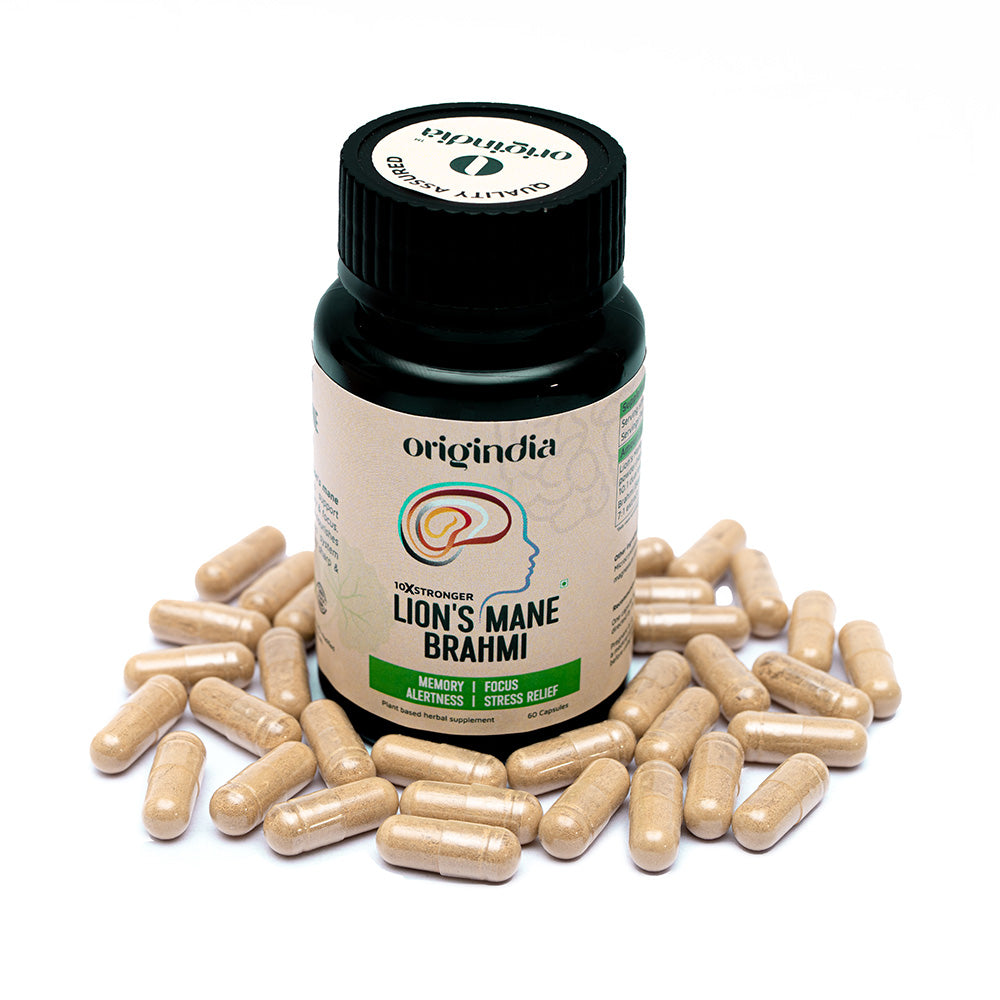 Lion’s Mane + Brahmi 10X Cognitive Support Formula
